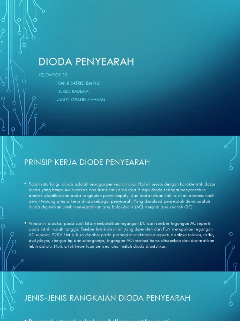 Dioda Penyearah