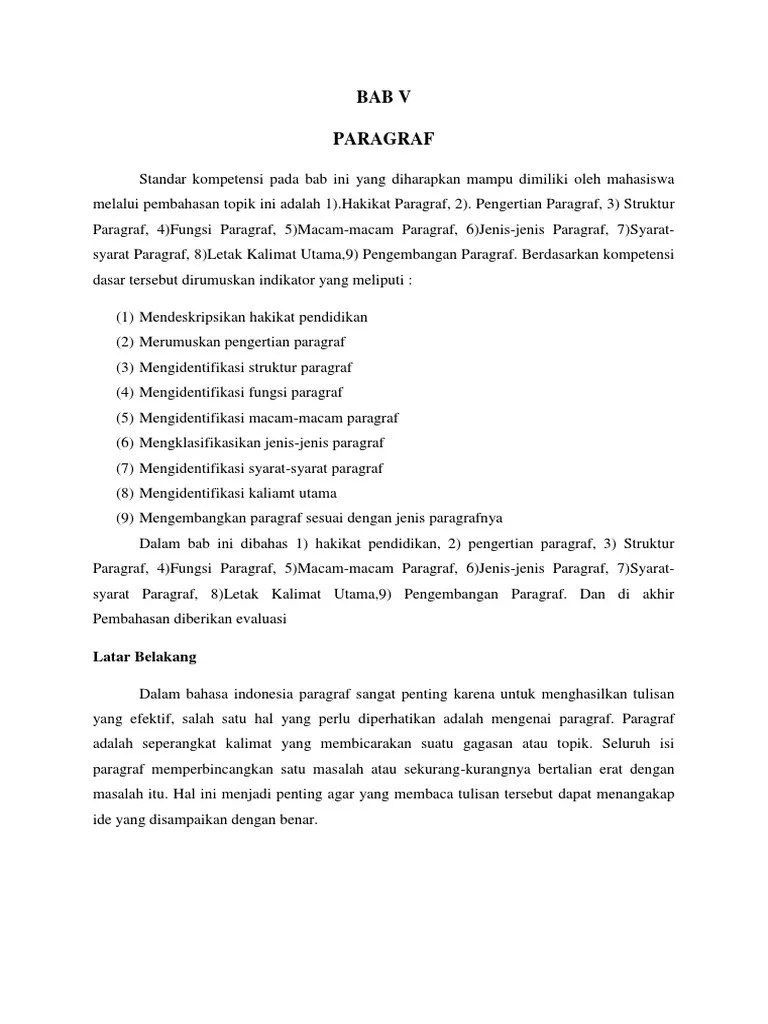 Berdasarkan Letak Kalimat Utamanya Paragraf Tersebut Termasuk Paragraf Brainly Co Id 