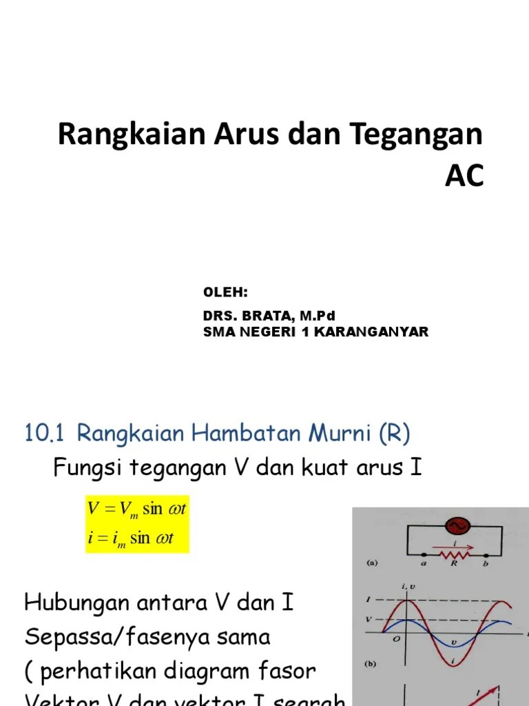 Rangkaian Arus Dan Tegangan Ac 2