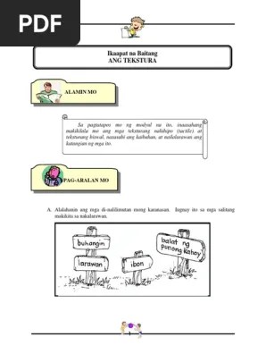 Halimbawa na lang ang tapsilog (tapa, sinangag at itlog),na . 07 Ang Tekstura Pdf