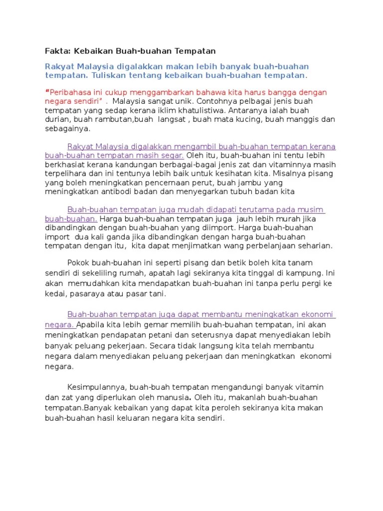 Adakah pemberontakan dan penentangan oleh thalhah, zubair, saidatina aisyah r.a, saidina hussein serta abdullah b. Karangan Pendek Tentang Kebaikan Buah Buahan Tempatan Wallpaper