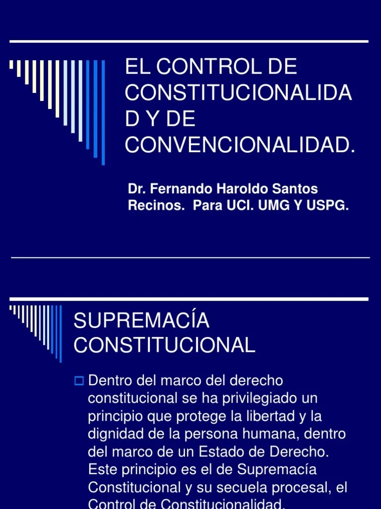 El Control De Convencionalidad | PDF | Constitución | Juez