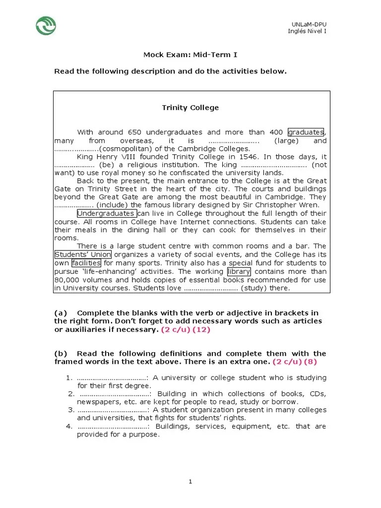 Parcial Modelo-2 PDF | PDF | Academia | Learning