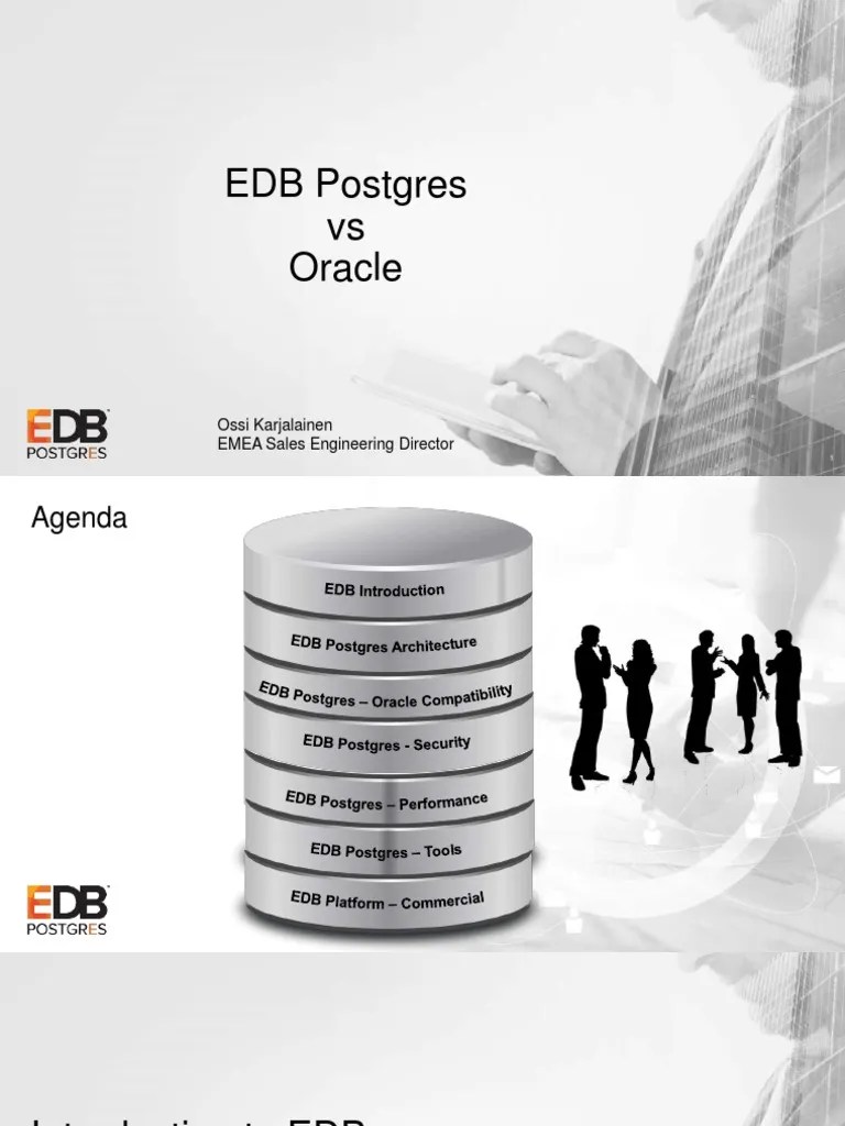 EDB Event 22062017 EDB Vs Oracle | PDF | Postgre Sql | Oracle Database