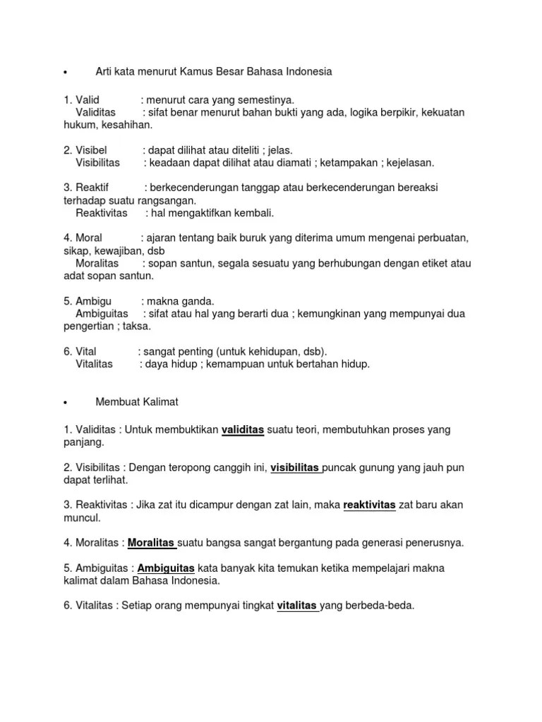 Sementara, efektif dalam kbbi diartikan sebagai ada efek (akibat, pengaruh, kesan). Arti Kata Menurut Kamus Besar Bahasa Indonesia Pdf