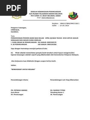 Get the latest cimb thai bank stock price and detailed information including news, historical charts and realtime prices. Surat Mohon Penyata Bank Pdf