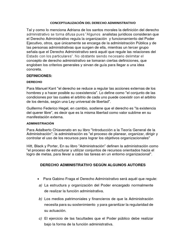 Derecho Administrativo | PDF | Ley Administrativa | Administración Pública