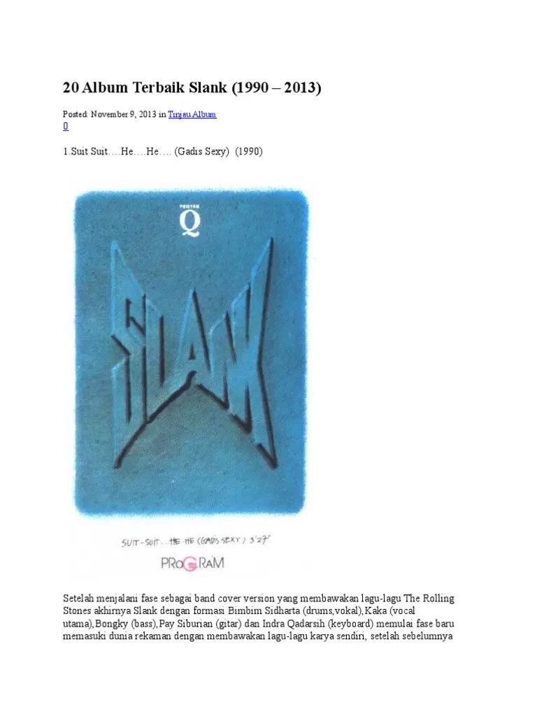 C g ….andai kau tahu tawamu memecah suasana. 20 Album Terbaik Slank Terbaik Pdf