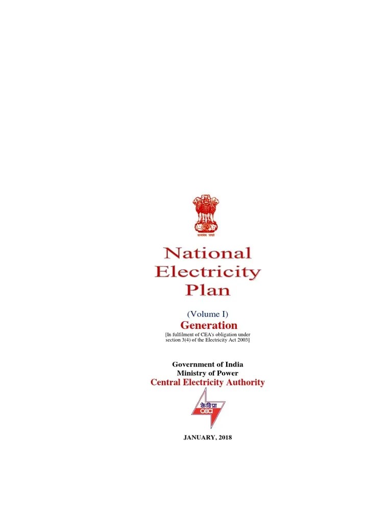 National Electricity Plan For India 2018-Power Generation | PDF | Renewable Energy | Electricity ...