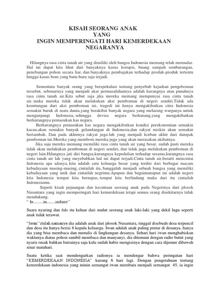 Entah kebetulan atau sebuah kecenderungan, dewan juri cerpen pilihan kompas 2016 menemukan empat tema besar dalam 20 . Cerpen Tugas Lomba Pdf