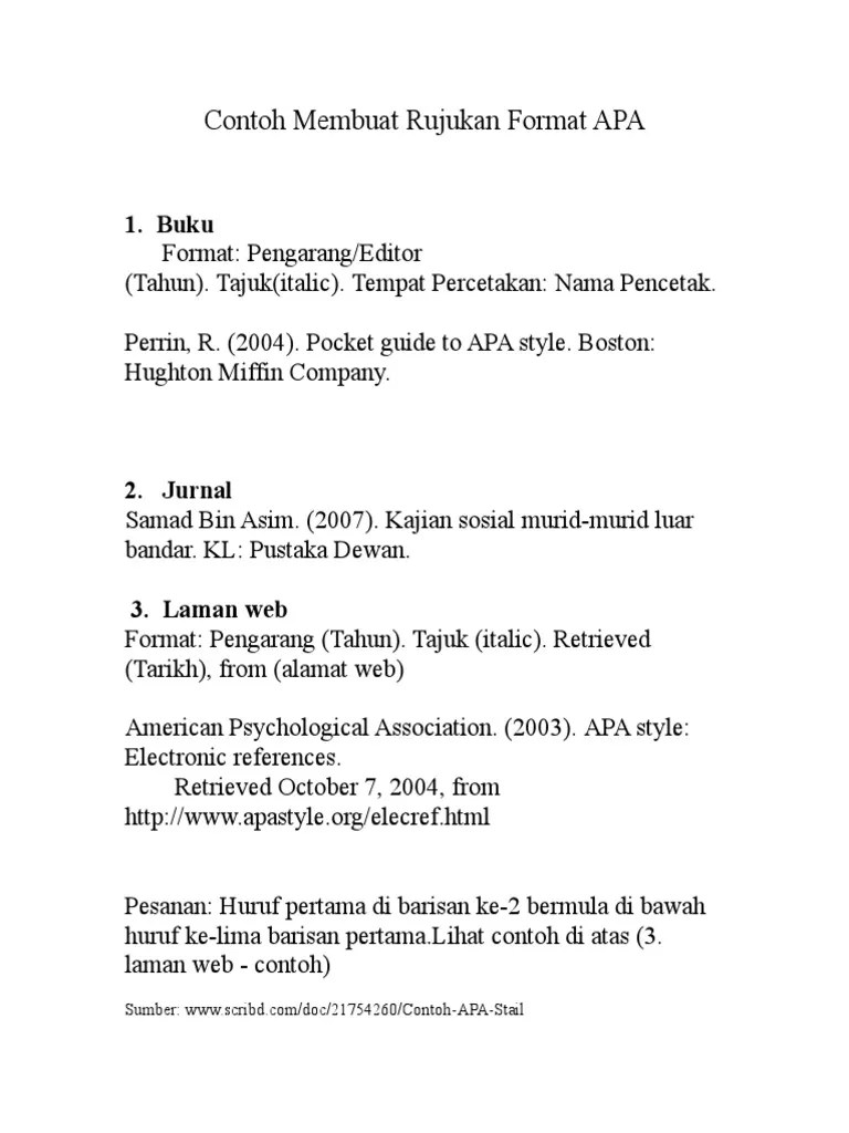 Oct 19, 2013 · apa itu format apa? Rujukan Apa Style Laman Web Weeepsa