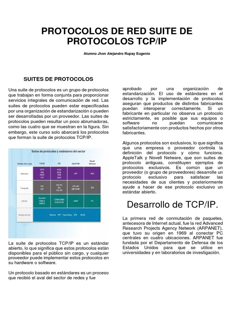 Redes Tcp-Ip | PDF | Protocolos De Internet | Red De Computadoras