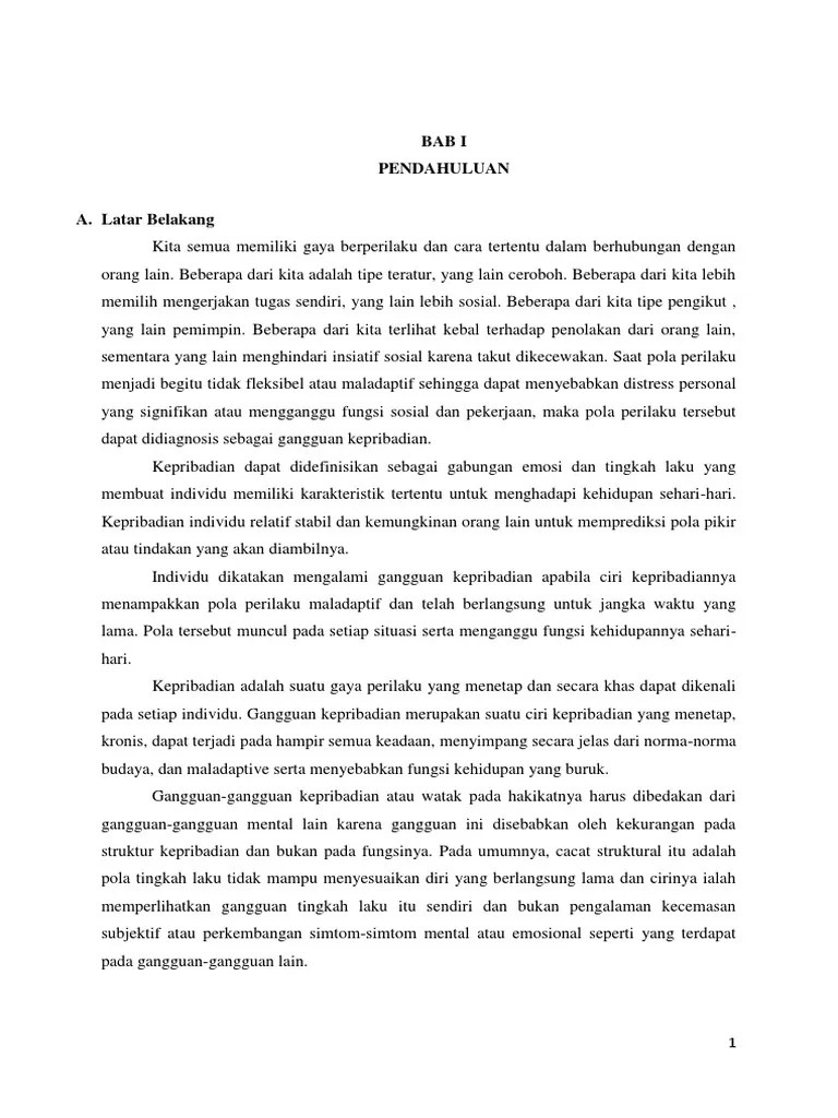 Materi Makalah Paranoid Baru | PDF