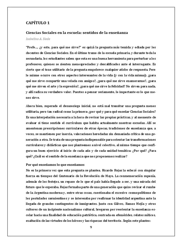 Siede Capitulo 1 | PDF | Plan De Estudios | Science