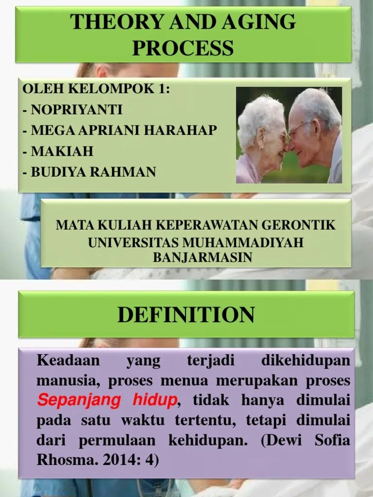 Theory And Aging Process | PDF