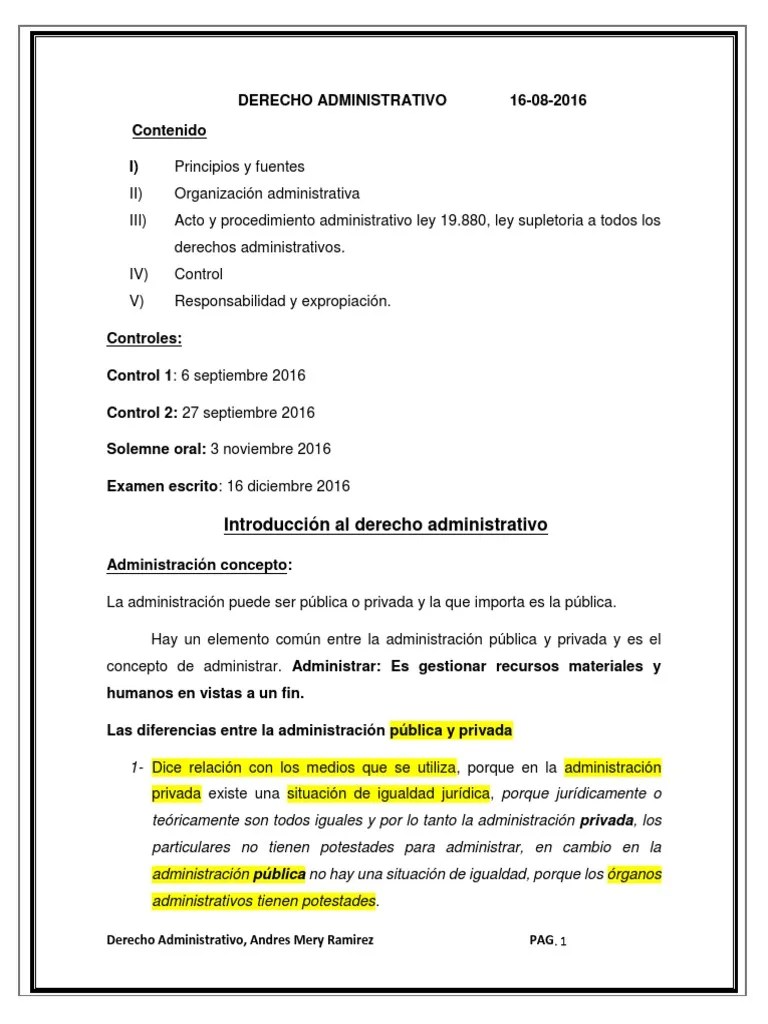 Derecho Administrativo | PDF | Administración Pública | Jurisdicción