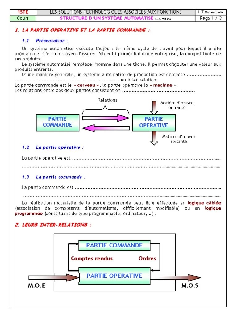 1 Analyse Fonctionnelle PDF | PDF | Pression | Automatisation