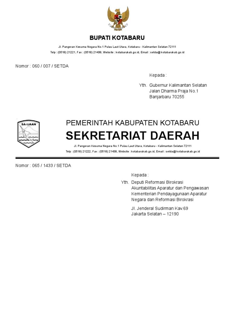 Maybe you would like to learn more about one of these? Amplop Bupati Setda Contoh Pdf