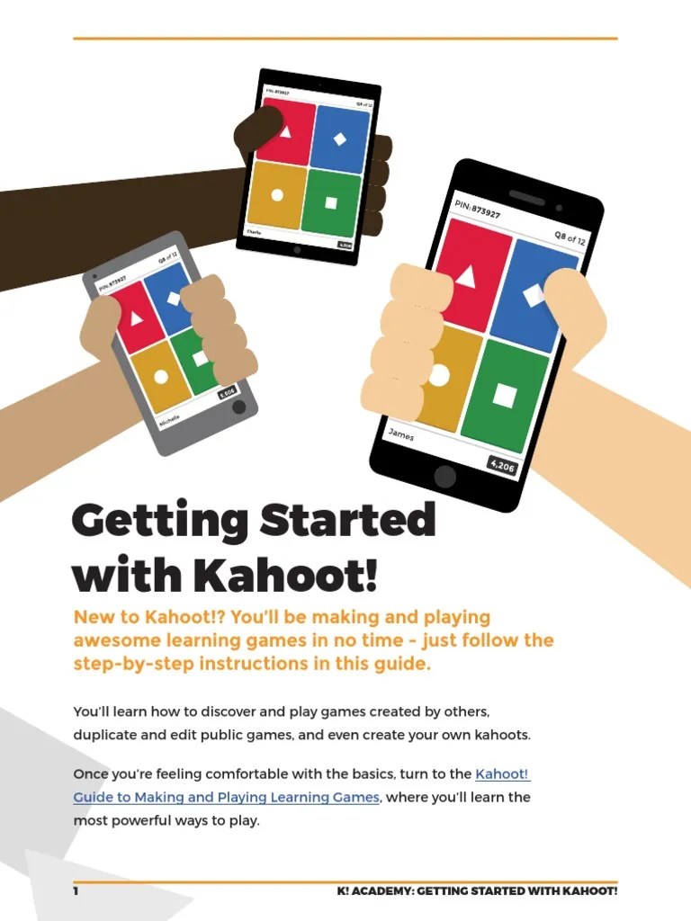 Getting Started With Kahoot PDF | PDF | Multimedia | Communication