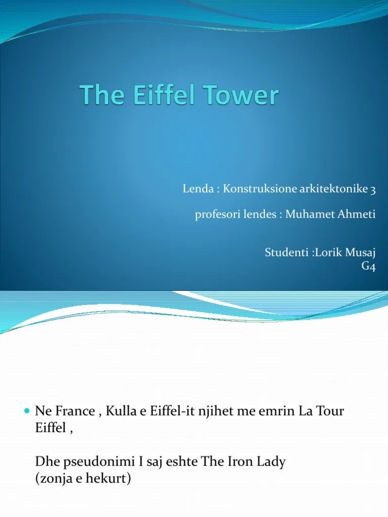 The Eiffel Tower | PDF