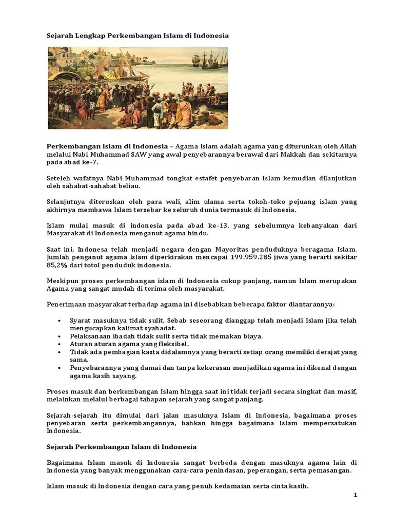 Sejarah Islam Indonesia | PDF