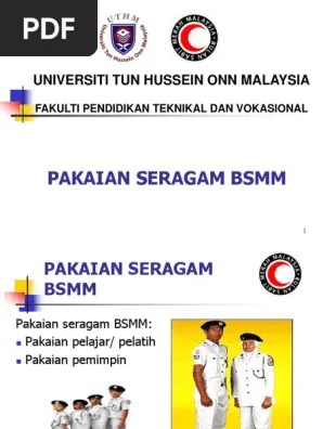 These comfortable white pbsm long pants (rubber) from matari have a belt loops, and two front pocket. Pakaian Seragam Pbsm Nota Pelajar Pdf