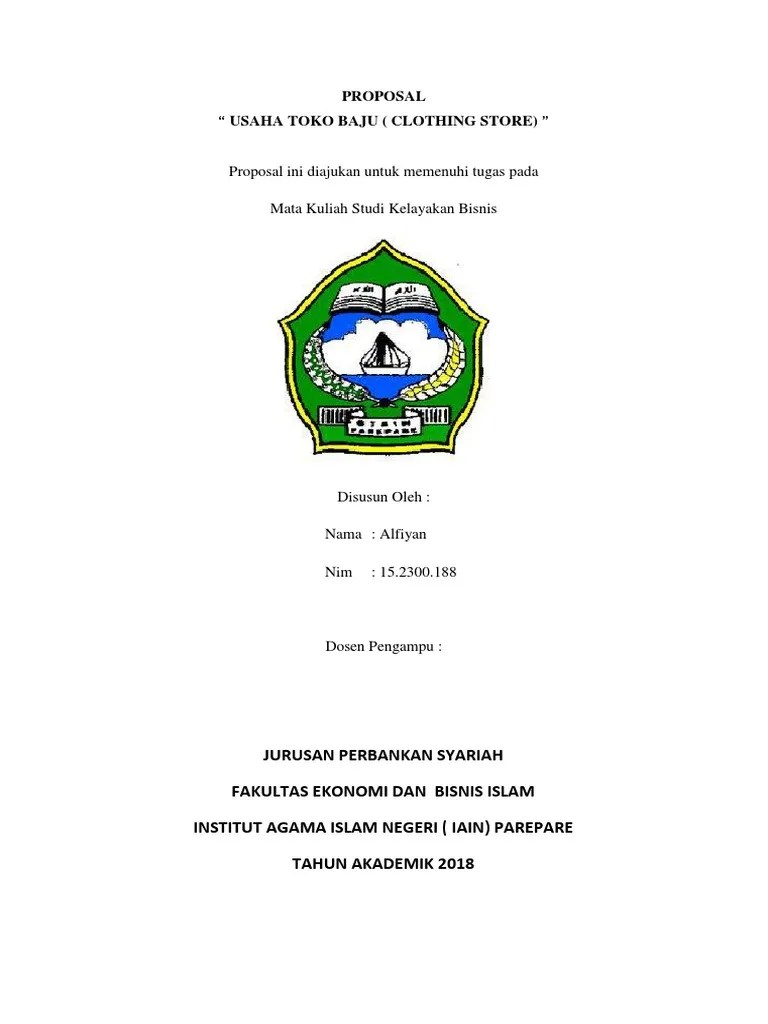 Contoh proposal usaha makanan tradisional lengkap nih buat yang lagi nyari. Proposal Usaha Toko Baju Pdf