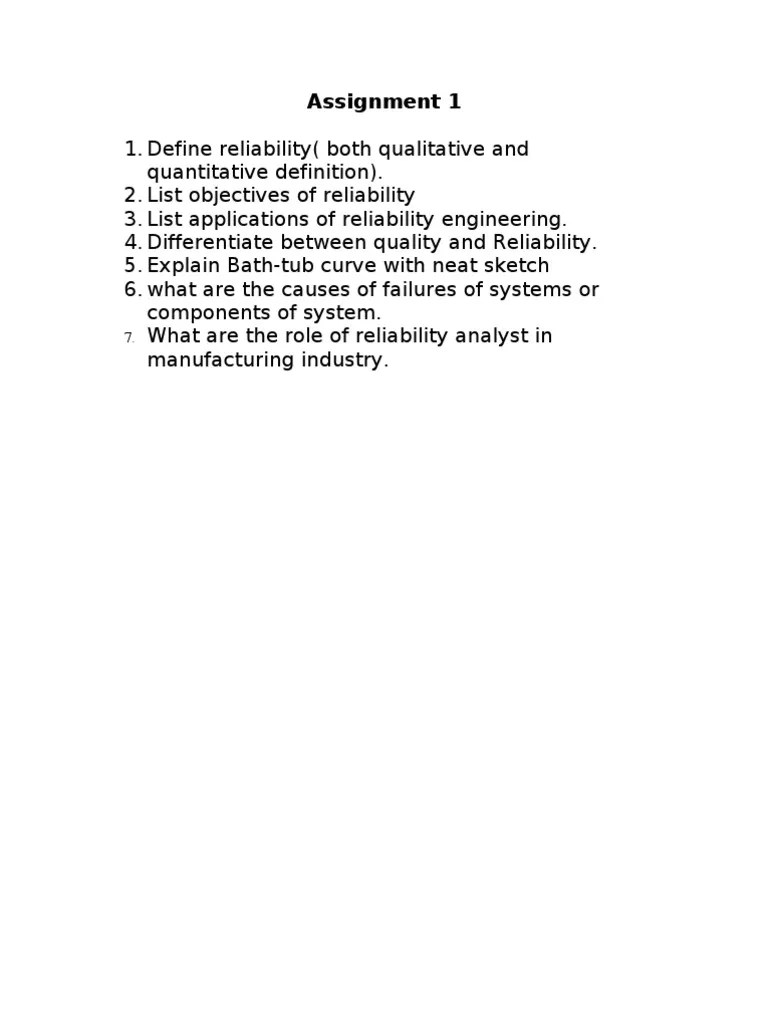 Reliability Analysis Of Engineering Systems: An Overview Of Key Concepts And Methods | PDF ...