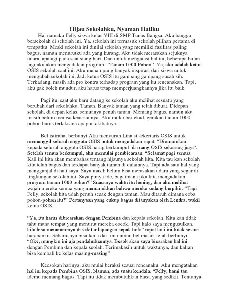 Gambar Cerita Tentang Lingkungan Arini Gambar Berikut ini merupakan kumpulan Cerpen Lingkungan terbaru karya para sahabat cerpenmu yang telah diterbitkan total diketemukan sebanyak 144 cerita pendek untuk kategori ini.