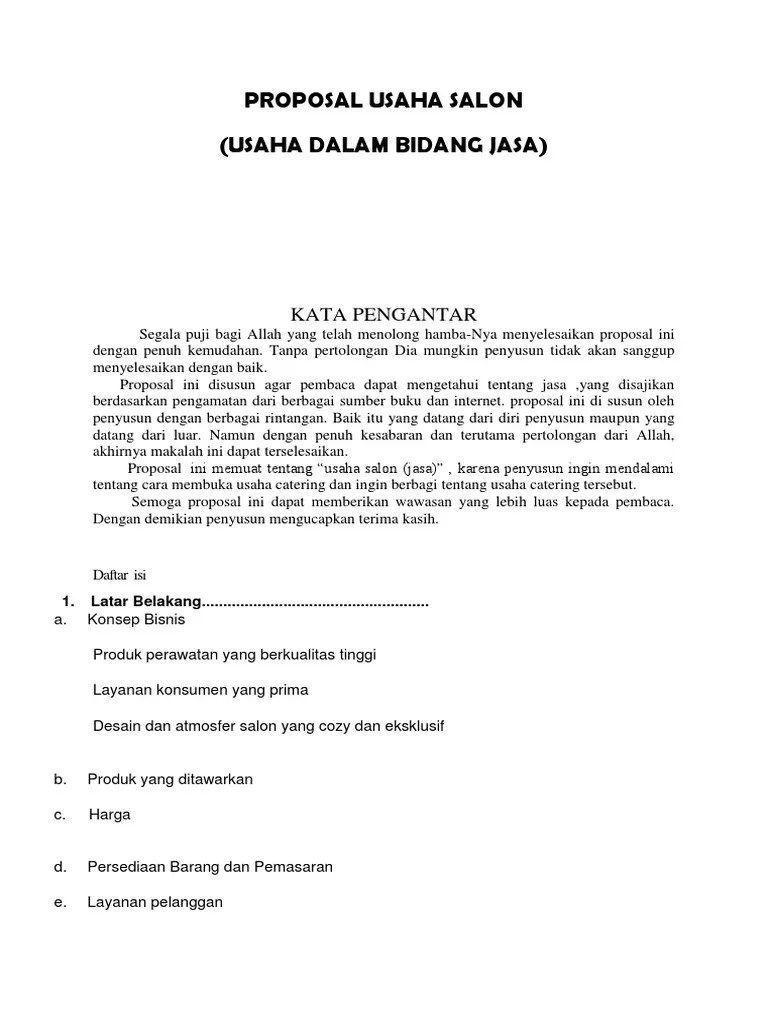 Proposal Pengajuan Tempat Usaha 12345 Pdf FoodcourtLokasi Mall sangat mempengaruhi barang apa yan.