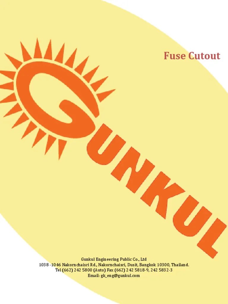 Fuse Cutout | PDF | Fuse (Electrical) | Transformer