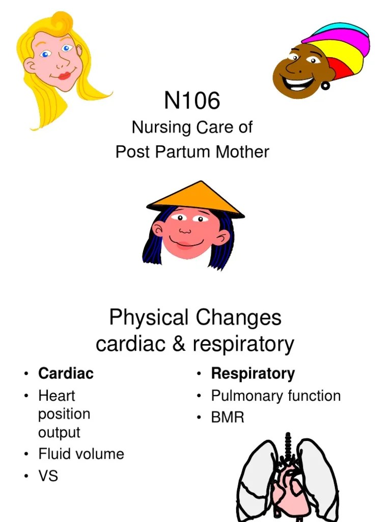 Nursing Care Of Post Partum Mother | PDF | Medicine | Clinical Medicine