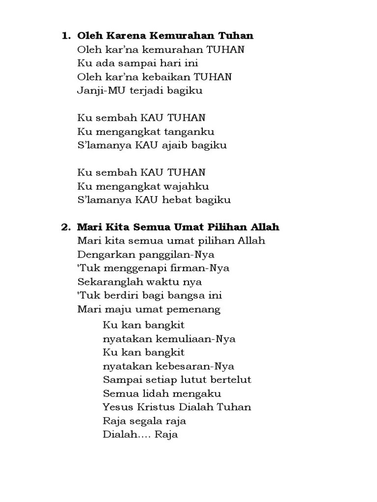 Lirik Dan Kunci Lagu Kita Dipilih Dari S Gala Bangsa C Dinamikha Blog Kita Dipilih Dari Sgala Bangsa .