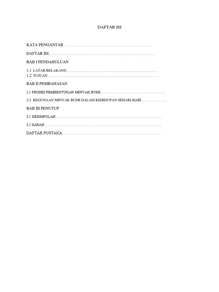 Lampiran 9b contoh daftar isi makalah ta. Daftar Isi Makalah Kimia Pdf