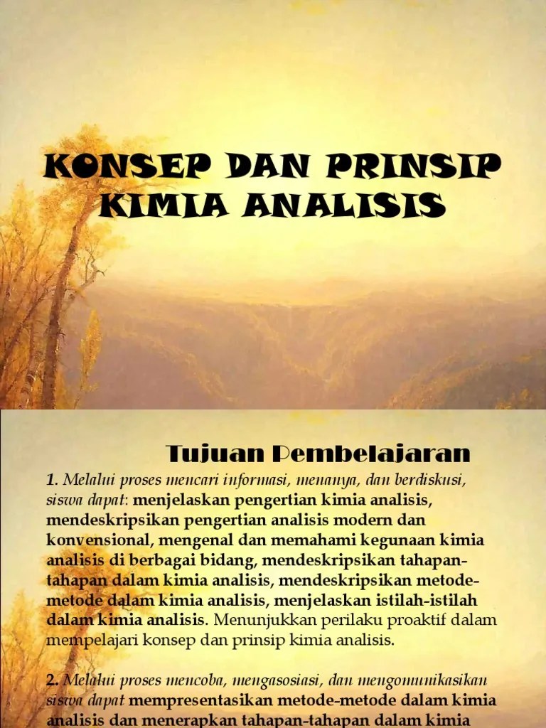 Kimia Analisis | PDF