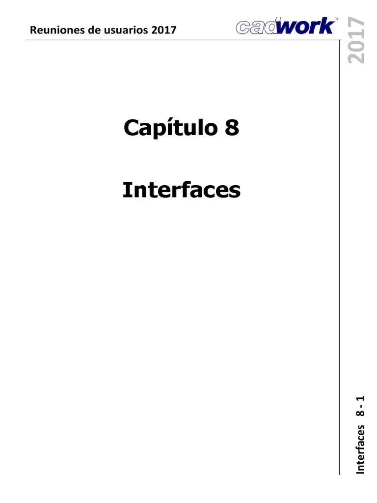 C08 Interfaces PDF | PDF | Control Numerico | Archivo De Computadora