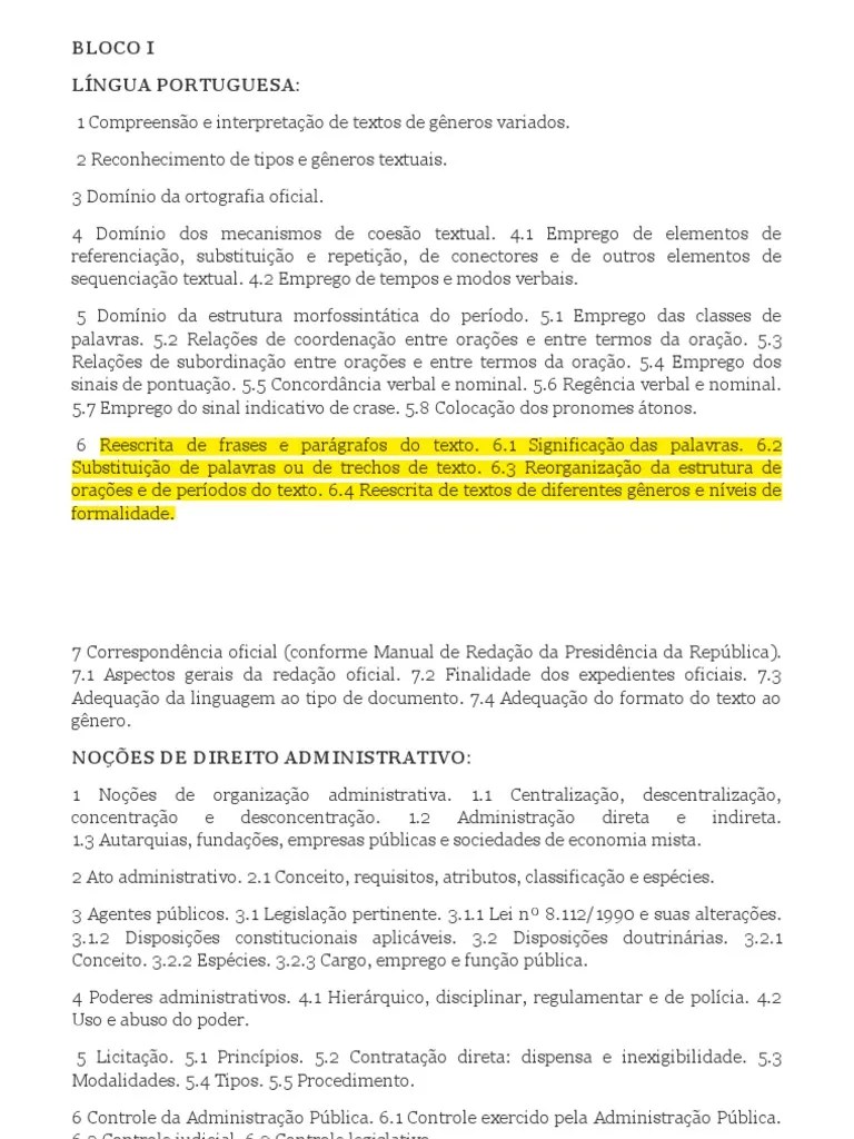 O webservice consolida informações de atos normativos emitidos pelo tcu. ReorganizaÃ§Ã£o Da Estrutura De OraÃ§Ãµes E De PerÃ­odos Do