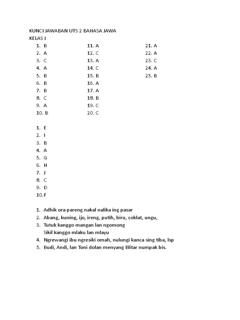 30++ Kunci jawaban sastri basa kelas 10 ideas