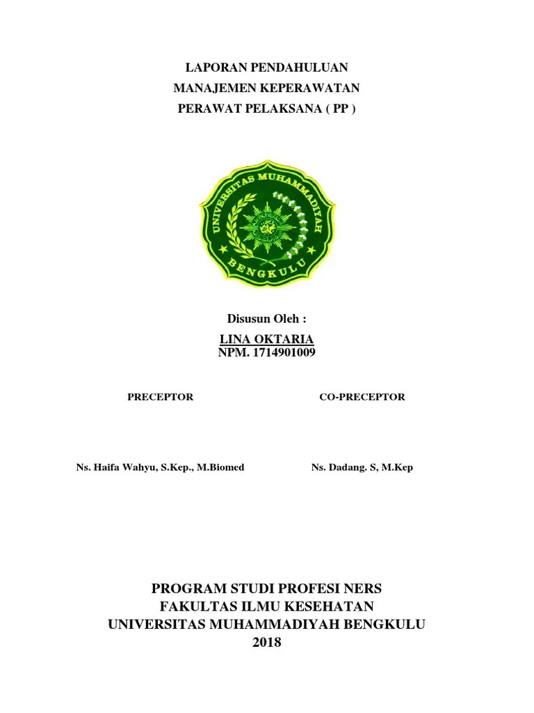 Tim keperawatan memberikan pelayanan asuhan keperawatan kepada klien menggunakan metode proses keperawatan dengan mengacu pada kode etik dan standar praktek . Lp Perawat Pelaksana