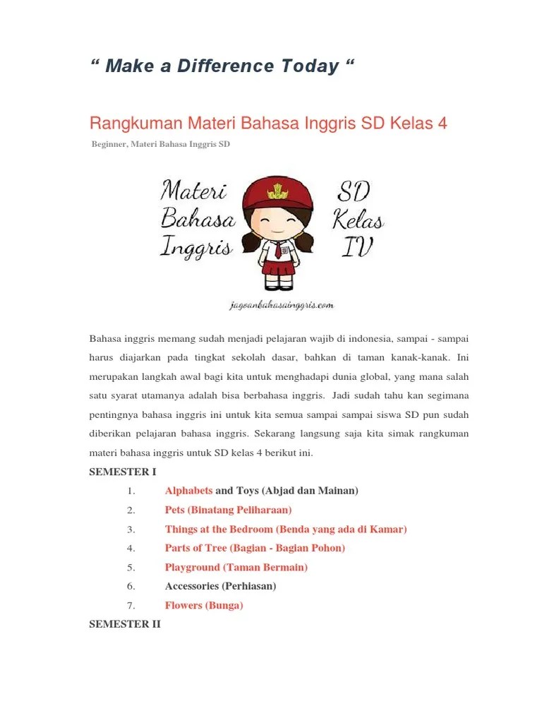 24.09.2021 · contoh rpp bahasa inggris smp kelas 9 semester 1 materi procedure text procedure text dalam bahasa inggris adalah salah satu pelajaran yang sangat menarik untuk siswa siswi yang mempelajarinya. Buku Bahasa Inggris Sd Kls 4 Bubat Pdf