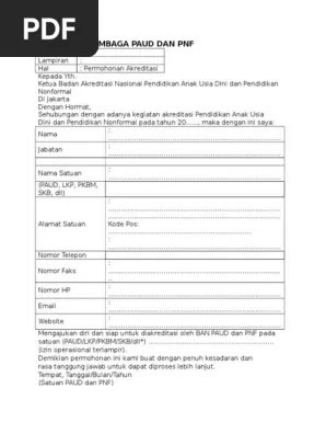 Anda sedang membuka postingan contoh kop surat lembaga paud dan pnf yang berada pada kategori contoh surat dengan tag postingan berikut contoh kop surat. Kop Surat Lembaga Paud Dan Pnf Pdf