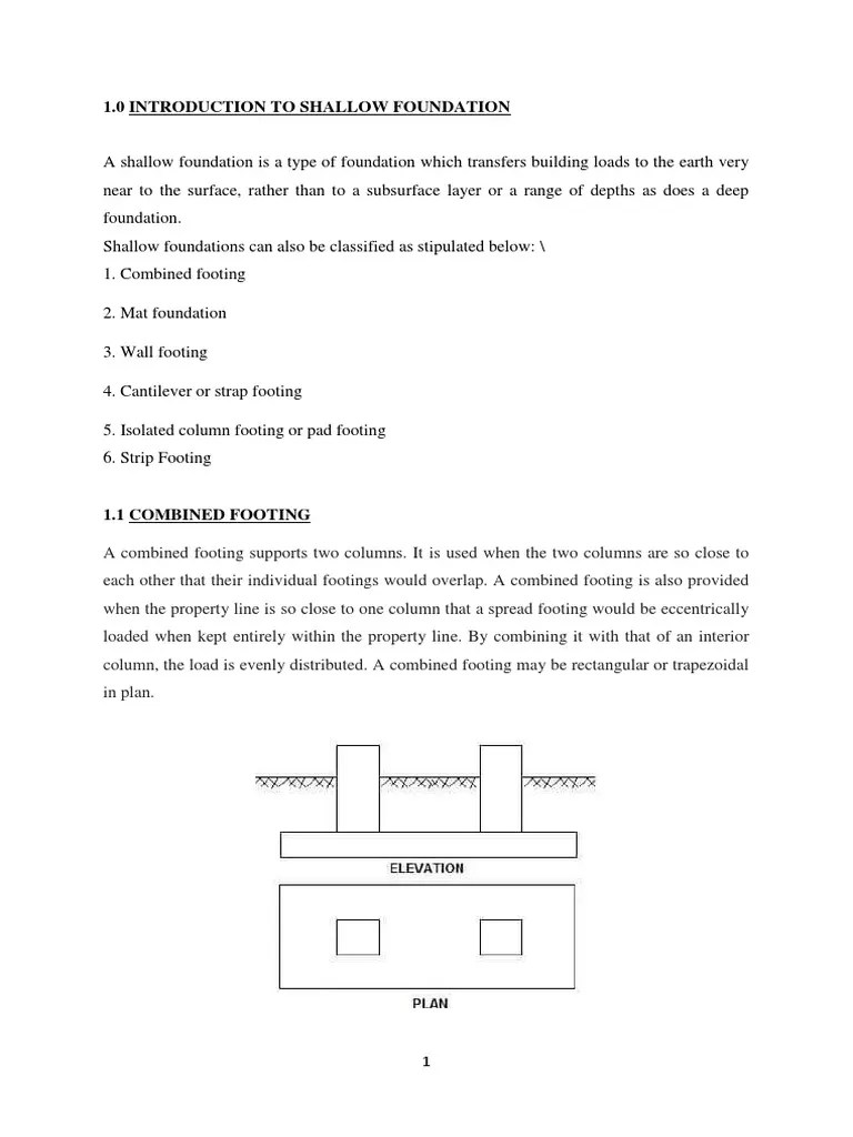Foundation Engineering Project | PDF | Foundation (Engineering ...