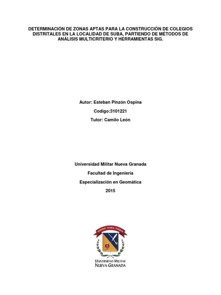 Análisis Multicriterio | PDF | Sistema De Información Geográfica | Toma De Decisiones