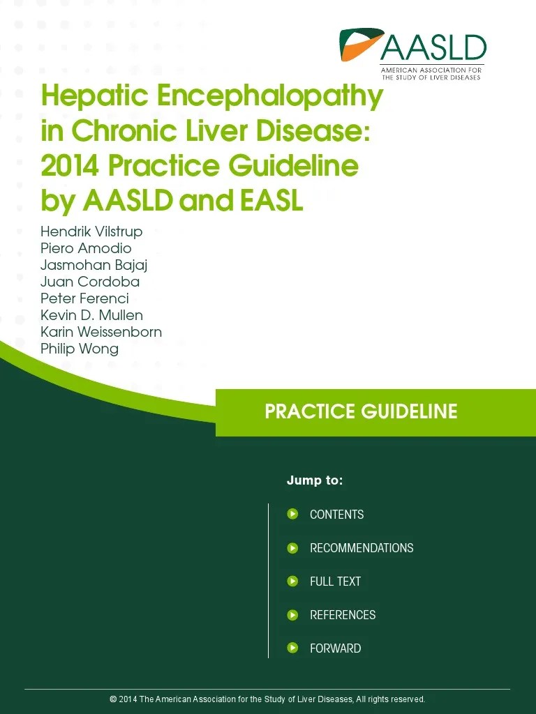 Aasld guideline encephalopathy 4ufd 2015