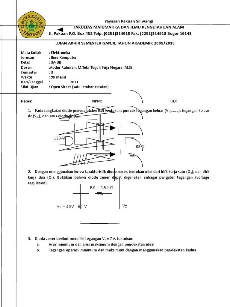 Soal Uas Elektro Rtf