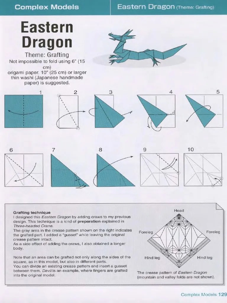 Origami Instructions Complex Dragon Mega Complex Origami Dragons By
