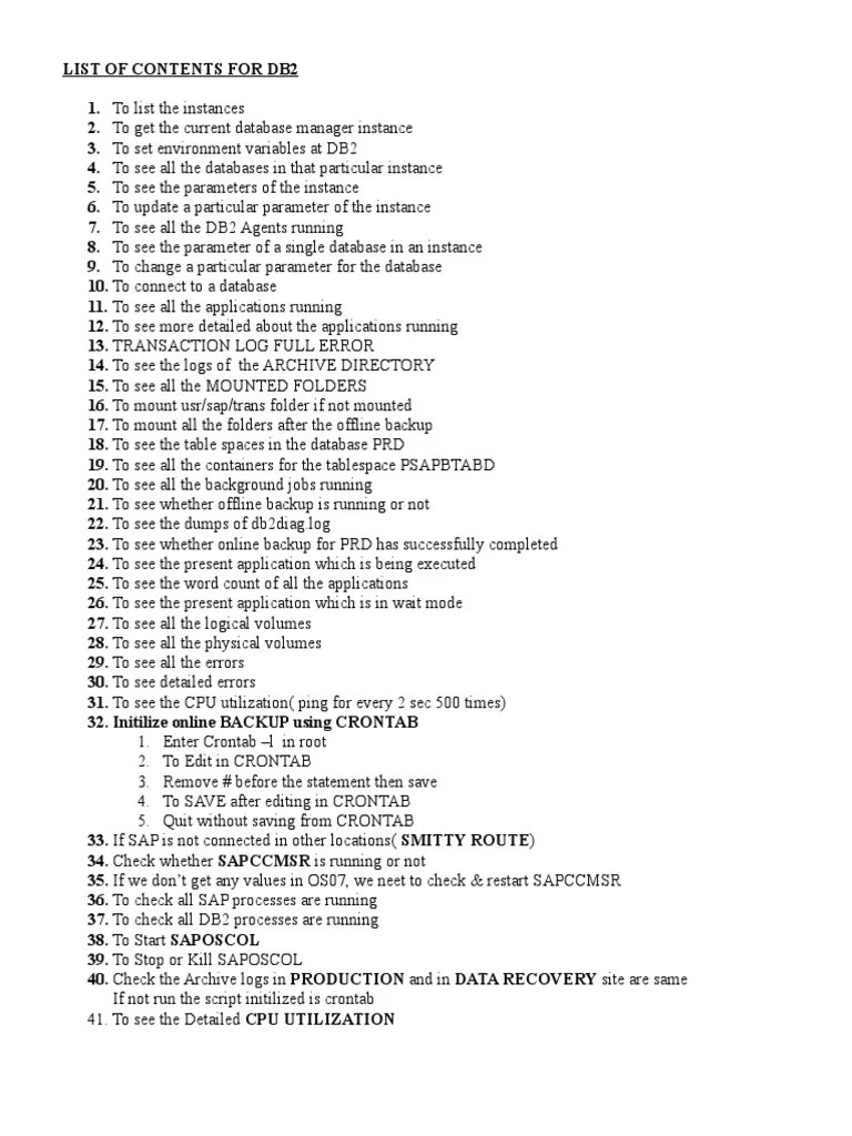 DB2 Instance And Database Management | PDF | Ibm Db2 | Databases