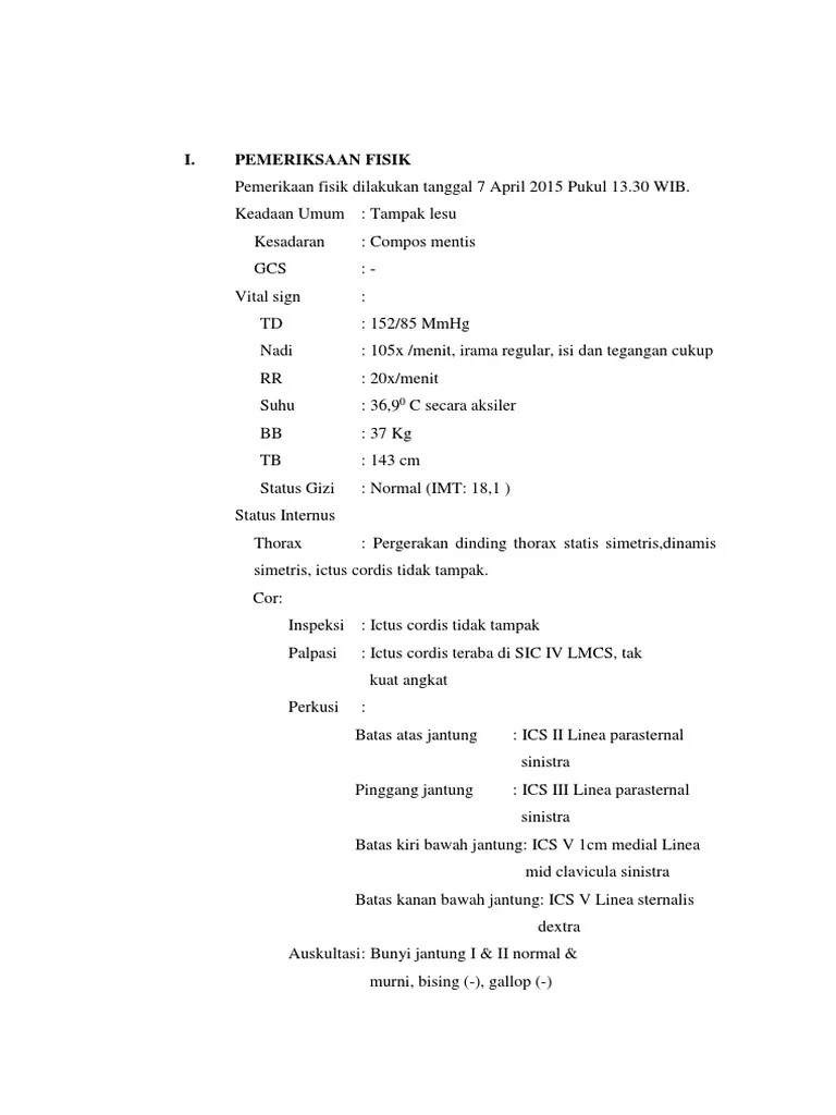PEMERIKSAAN FISIK Stroke | PDF