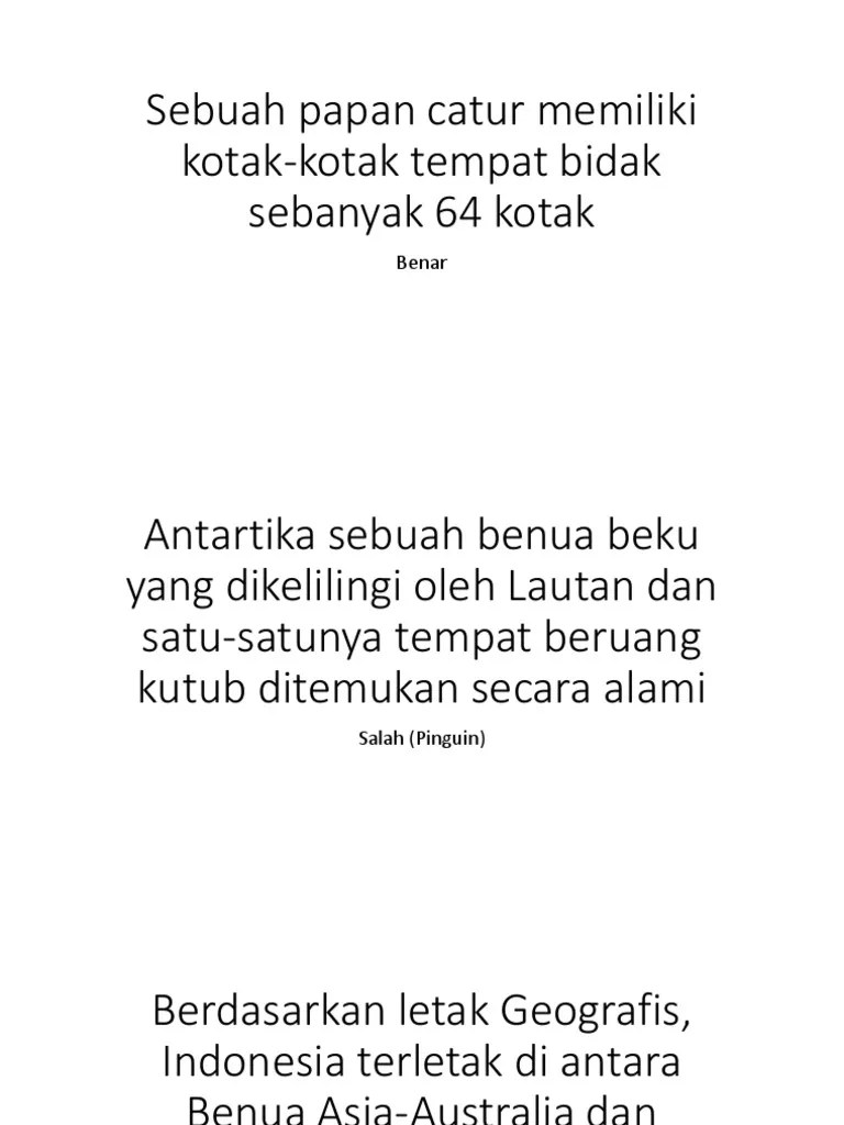 Sebuah Papan Catur Memiliki Kotak-Kotak Tempat Bidak Sebanyak | PDF