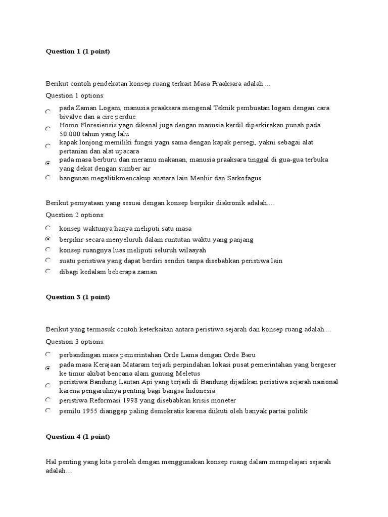 kunci jawaban buku tematik tema 1 kelas 1 sd subtema 4 pembelajaran 6: Formatif M1 Kb 1 Profesional Pdf